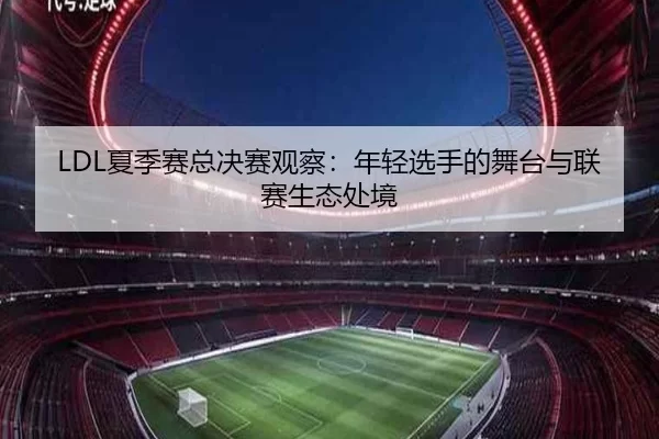 LDL夏季赛总决赛观察：年轻选手的舞台与联赛生态处境
